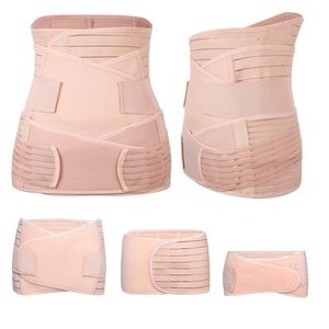 Postpartum Belly Wrap Band 3 in 1 Belt, Postnatal Body Shaper, Size Large